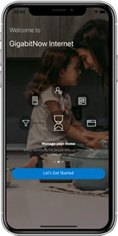 GigabitNow App Screenshot